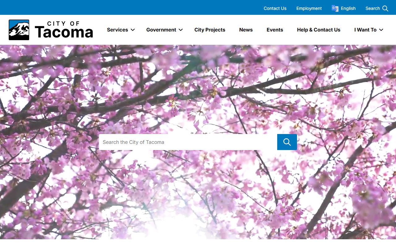 Tacoma Municipal Court city website - divorce records go to Pierce County Superior Court